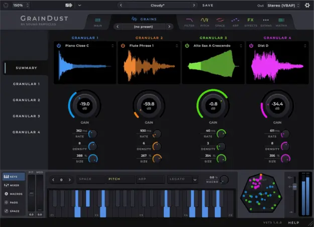 Sound Particles GrainDust